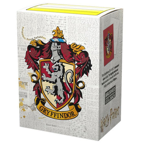 Fundas - Escudo del Dragón - Caja de 100 - Arte MATE - Mundo Mágico Gryffindor