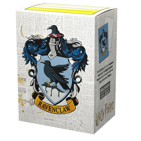 Fundas - Escudo de Dragón - Caja de 100 - Arte MATE - Mundo Mágico Ravenclaw