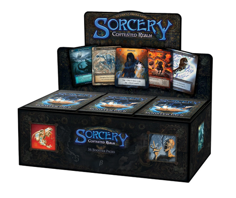 Caja de refuerzo de Contested Realm de Sorcery TCG (fecha de lanzamiento: 10 de noviembre de 2023)