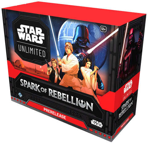 Star Wars Unlimited - Caja de presentación de Spark of Rebellion (fecha de lanzamiento: 1 de marzo de 2024)