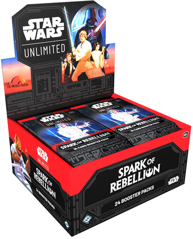 Caja de sobres de Star Wars Unlimited Spark of Rebellion (fecha de lanzamiento: 8 de marzo de 2024)