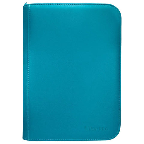 ULTRA PRO Binder - Vivid 4-Pocket Zippered Pro-Binder: Teal