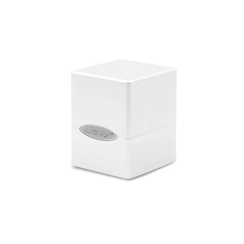 ULTRA PRO DECK BOX Satin Cube - White