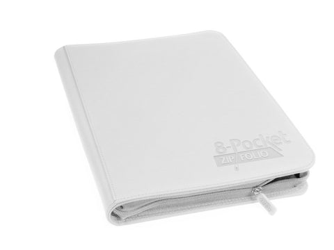 Carpeta ZipFolio XenoSkin de 16 bolsillos Ultimate Guard en color blanco