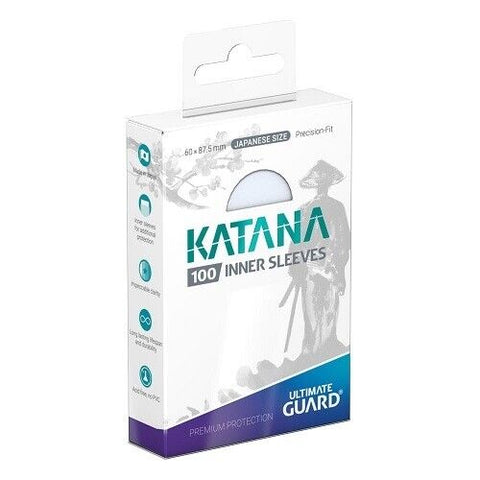 Ultimate Guard Katana Japanese Size Inner Sleeves Transparent (100)
