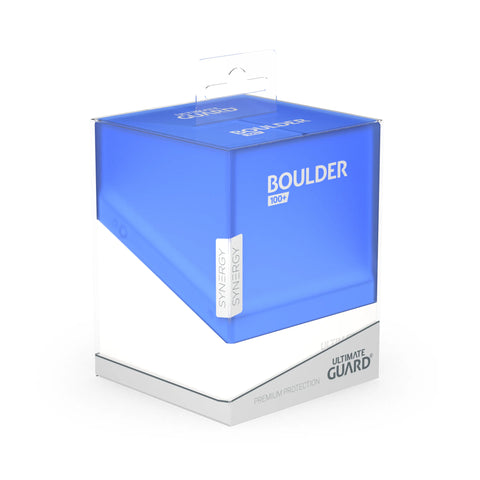 Caja de mazos azul/blanco Ultimate Guard Synergy Boulder 100+