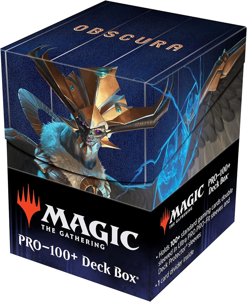 mtg card sleeves and deck boxes Totteri Card Deck Box with 100 Card Sleeves - Electric Yellow | Pokemon Trading Card Storage Case for 100+ Sleeved Cards | PVC-Free Card Holder for MTG/TCG