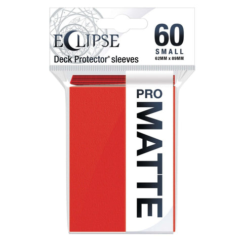 Ultra Pro Eclipse Matte Small Sleeves 60 pack Apple Red