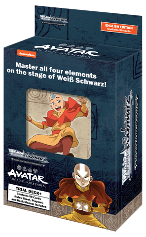 Baraja de prueba en inglés de Avatar: The Last Airbender de Weiss Schwarz + (fecha de lanzamiento: 16 de junio de 2023)