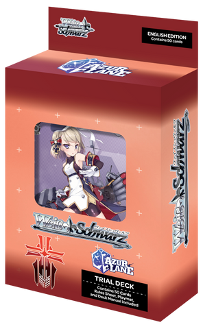 Baraja de prueba en inglés de Weiss Schwarz Azur Lane Iron Blood Ver. (fecha de lanzamiento: 27 de octubre de 2023)