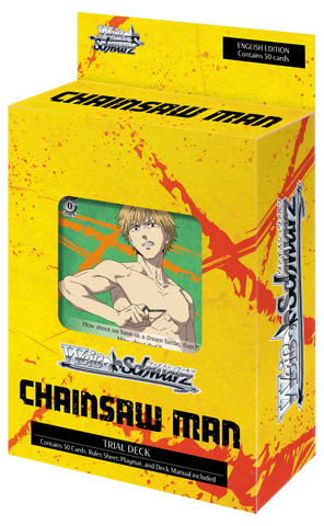 Weiss Schwarz Chainsaw Man English Trial Deck (Release Date 16 Feb 2024)