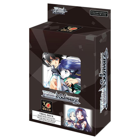 Weiss Schwarz Dengeki Bunko Schwarz Side Trial Deck (Release Date 25 Oct 2024)