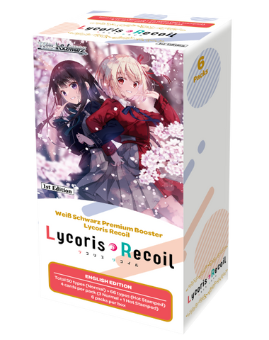 Weiss Schwarz Lycoris Recoil English Premium Booster Box (Release date 27 June 2025)