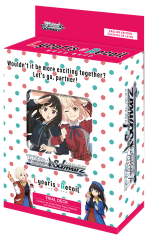 Weiss Schwarz Lycoris Recoil English Trial Deck (Release Date 22 March 2024)