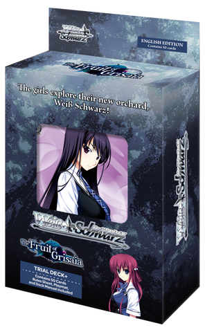 Weiss Schwarz The Fruit of Grisaia English Trial Deck + (Release date 19 May 2023)