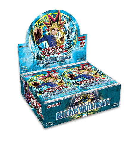 Caja de sobres del 25.º aniversario de Yu-Gi-Oh! Leyenda del dragón blanco de ojos azules (fecha de lanzamiento: 13 de julio de 2023)