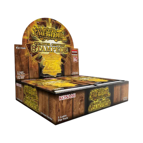 Yu-Gi-Oh! Quarter Century Stampede Booster Box (OTS Launch Date 9 Apr 2025)