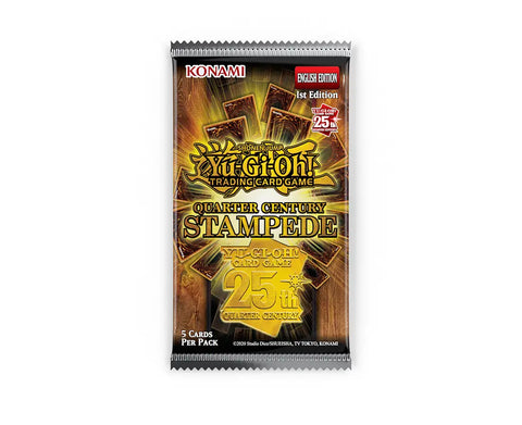 Yu-Gi-Oh! Quarter Century Stampede Booster Pack (OTS Launch Date 9 Apr 2025)
