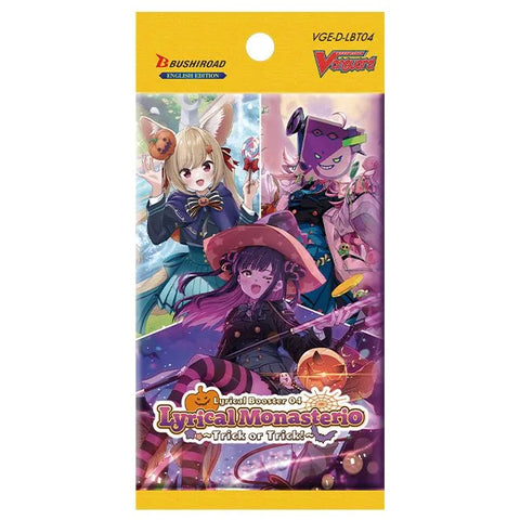 Cardfight!! Vanguard VGE-D-LBT04 Lyrical Monasterio ~Trick or Trick!~ Paquete de refuerzo en inglés (fecha de lanzamiento: 26 de enero de 2024)