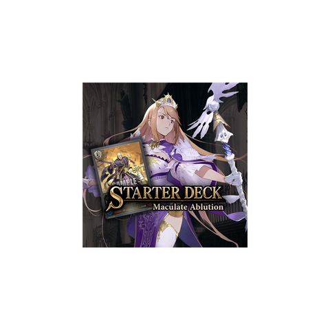 Baraja de inicio en inglés Ablución Maculada SD06 de Shadowverse Evolve (fecha de lanzamiento: 30 de junio de 2023)