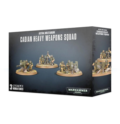 Warhammer 40K Astra Militarum Cadian Heavy Weapon Squad