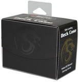 BCW Deck Case Side Loading Black (Holds 80 cards)