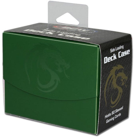 BCW Deck Case Side Loading Green (Holds 80 cards)