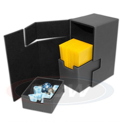 BCW Deck Locker Box LX Gray (Holds 80 cards)