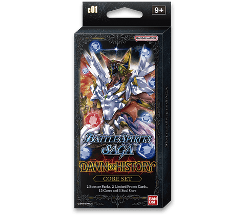 Juego de cartas Battle Spirits Saga Dawn of History C01 Core Set (Fecha de lanzamiento: 28 de abril de 2023)