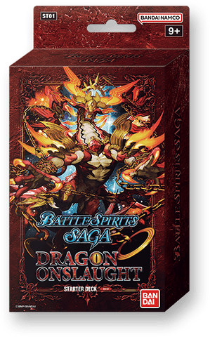 Mazo de inicio del juego de cartas Battle Spirits Saga ST01 Dragon Onslaught (fecha de lanzamiento: 28 de abril de 2023)