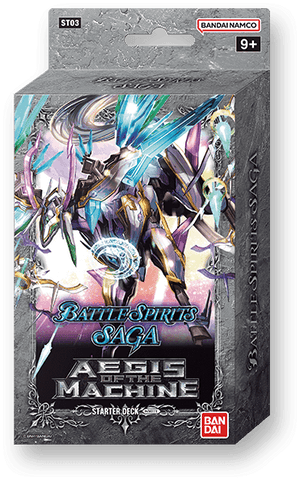 Mazo de inicio del juego de cartas Battle Spirits Saga ST03 Aegis of the Machine (fecha de lanzamiento: 28 de abril de 2023)
