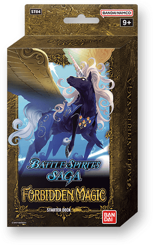 Mazo de inicio del juego de cartas Battle Spirits Saga (ST04) Forbidden Magic (fecha de lanzamiento: 28 de abril de 2023)