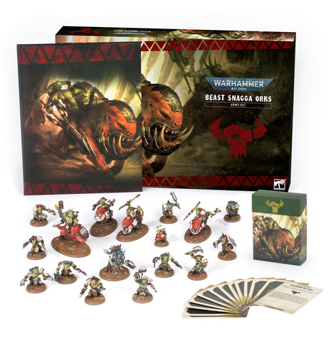 Set de ejército de orcos Beast Snagga de Warhammer 40K (fecha de lanzamiento: 24 de julio de 2021)
