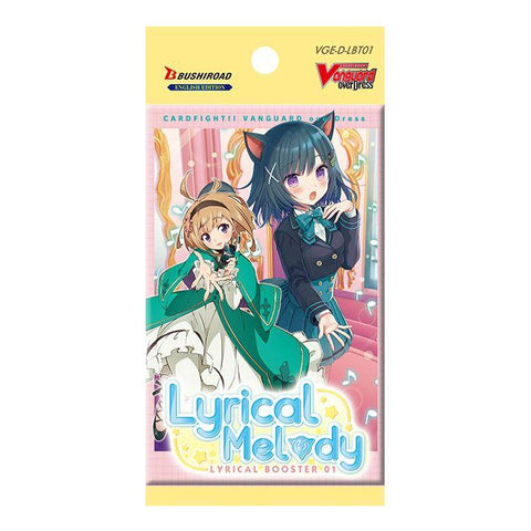 Paquete de refuerzo de cartas líricas de CARDFIGHT!! VANGUARD OVERDRESS D-LBT01 - MELODÍA LÍRICA (fecha de lanzamiento: 22 de octubre de 2021)