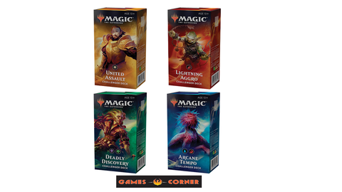 MTG Challenger Decks 2019-Set of 4 Decks (Release Date 12/04/2019)