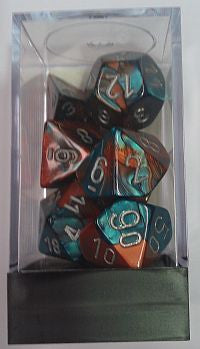 CHX 26453 Gemini Copper Teal with Silver 7-Die Set