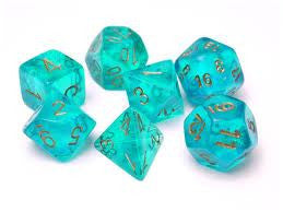 CHX 27486 Borealis Teal/gold 7-Die Set