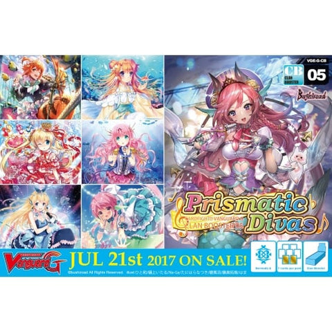 Cardfight!! Vanguard G Clan Booster Box Vol. 5: Prismatic Divas- English (Release date 21 July 2017)