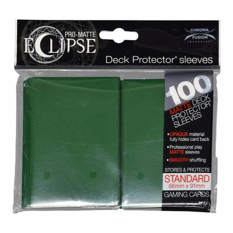 DECK PROTECTORS STANDARD-100ct Pro-Matte-ECLIPSE Forest Green