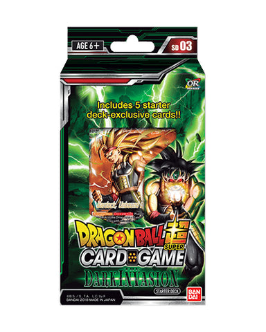 DRAGON BALL SUPER CARD GAME THE DARK INVASION STARTER DECK SD03 (Release date 09/03/2018)