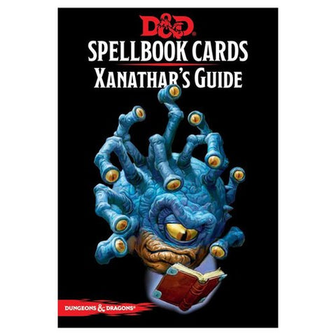 D&D Xanathar's Guide Spellbook Cards