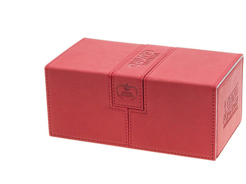 Deck Box Ultimate Guard Twin Flip n Tray Deck Case 200+ Standard Size XenoSkin Red