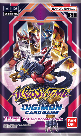 Digimon Card Game Across Time BT12 Booster Pack (Release Date 28 Apr 2023)