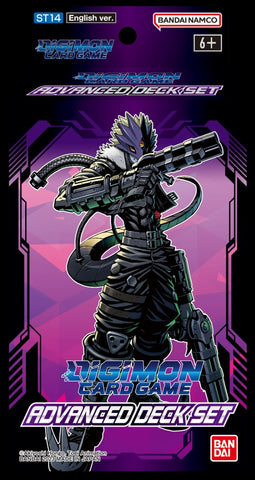 Juego de cartas Digimon Advanced Deck Set ST14-Beelzemon (fecha de lanzamiento: 24 de marzo de 2023)