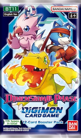 Digimon Card Game Dimensional Phase BT11 Booster Pack (Release Date 17 Feb 2023)