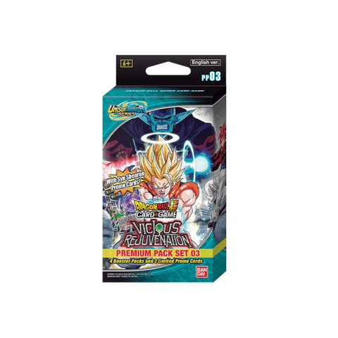 Dragon Ball Super Card Game Series 12 Unison Warrior UW3 Vicious Rejuvenation Premium Pack Set 03 (Release Date 22/01/2021)