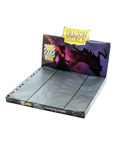 Dragon Shield 24-Pocket Pages-Sideloaded-Non-Glare Front-50 Pages