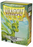 Dragon Shield 60 Standard Size Card Sleeves- Olive Matte