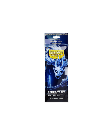 Dragon Shield Perfect Fit Sealable Japanese Size 100 Clear Inner Sleeves