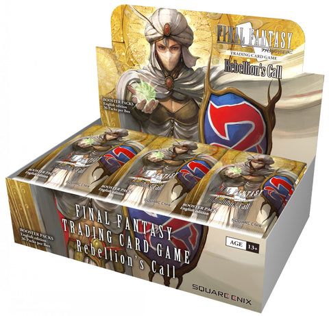 Caja de refuerzo de Opus XVII Rebellion's Call del juego de cartas coleccionables de Final Fantasy (fecha de lanzamiento: 12 de agosto de 2022)